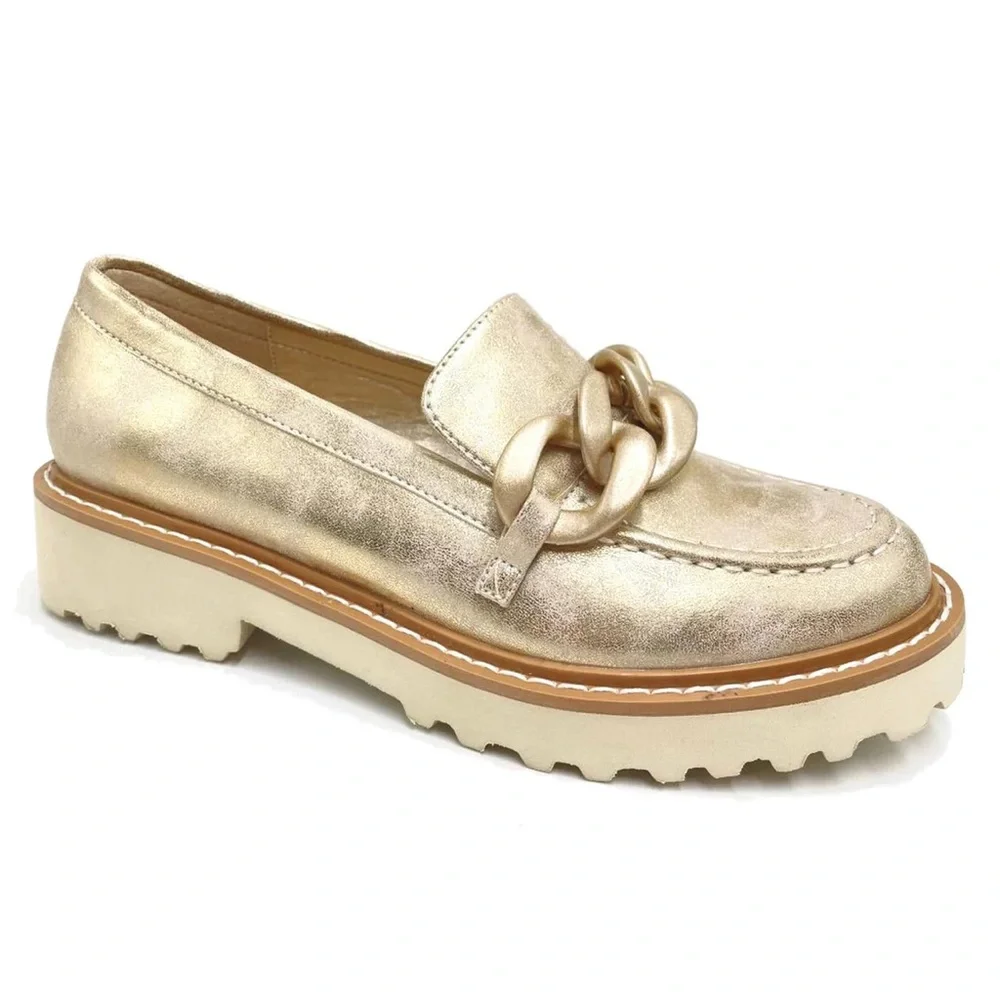 Pierre Dumas MORA-2 GOLD SHOES Size 6